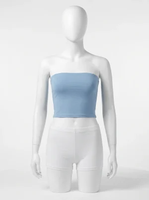 T shirt sans manche coton extensible bustier clubwear femme - Vue 1 - T shirt sans manche