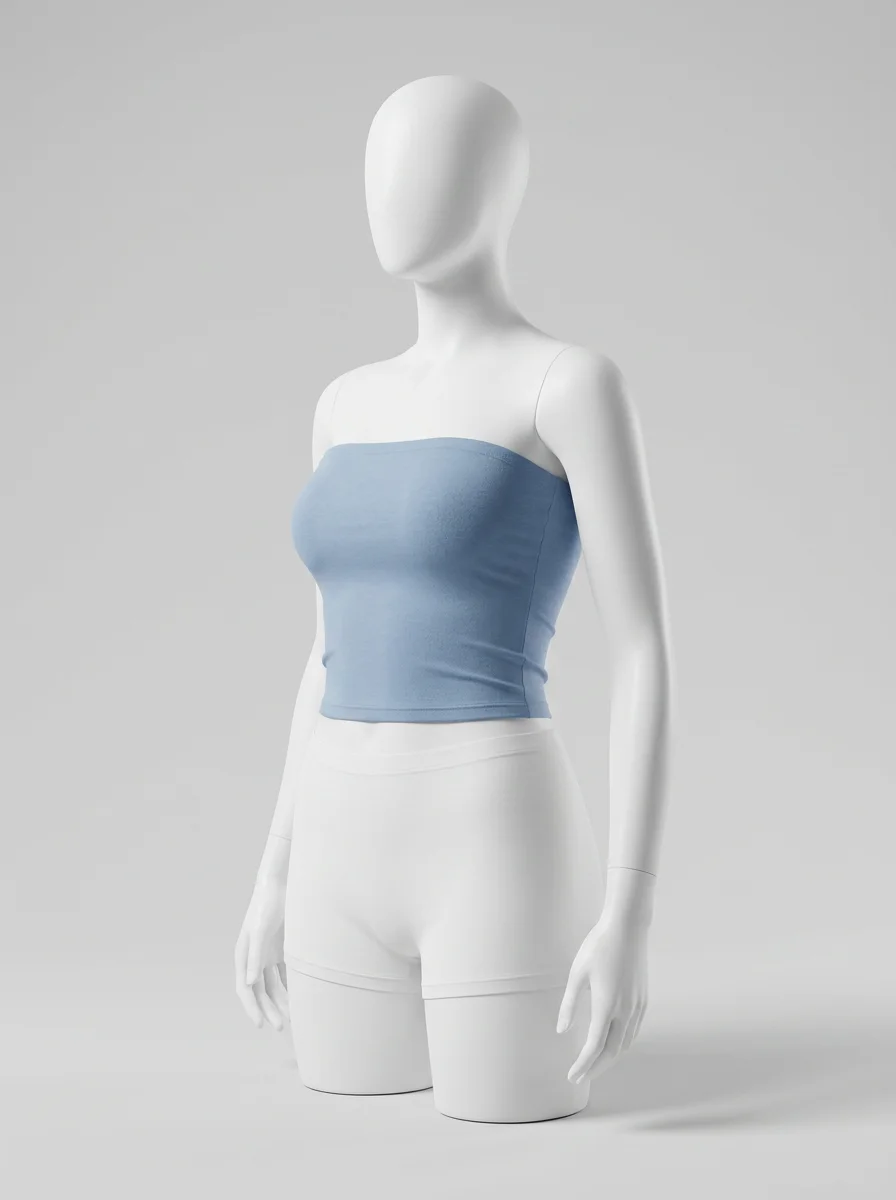 T shirt sans manche coton extensible bustier clubwear femme - Vue 2 - T shirt sans manche