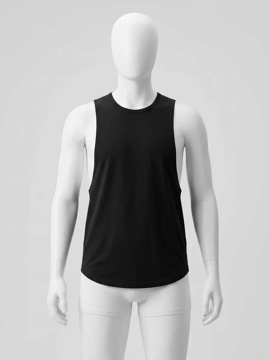 T shirt sans manche coton musculation performance homme - Vue 10 - T shirt sans manche