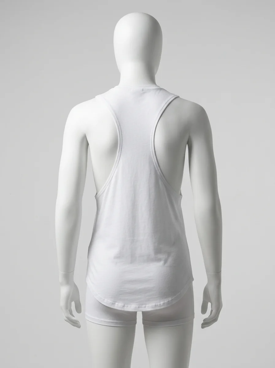 T shirt sans manche coton musculation performance homme - Vue 2 - T shirt sans manche