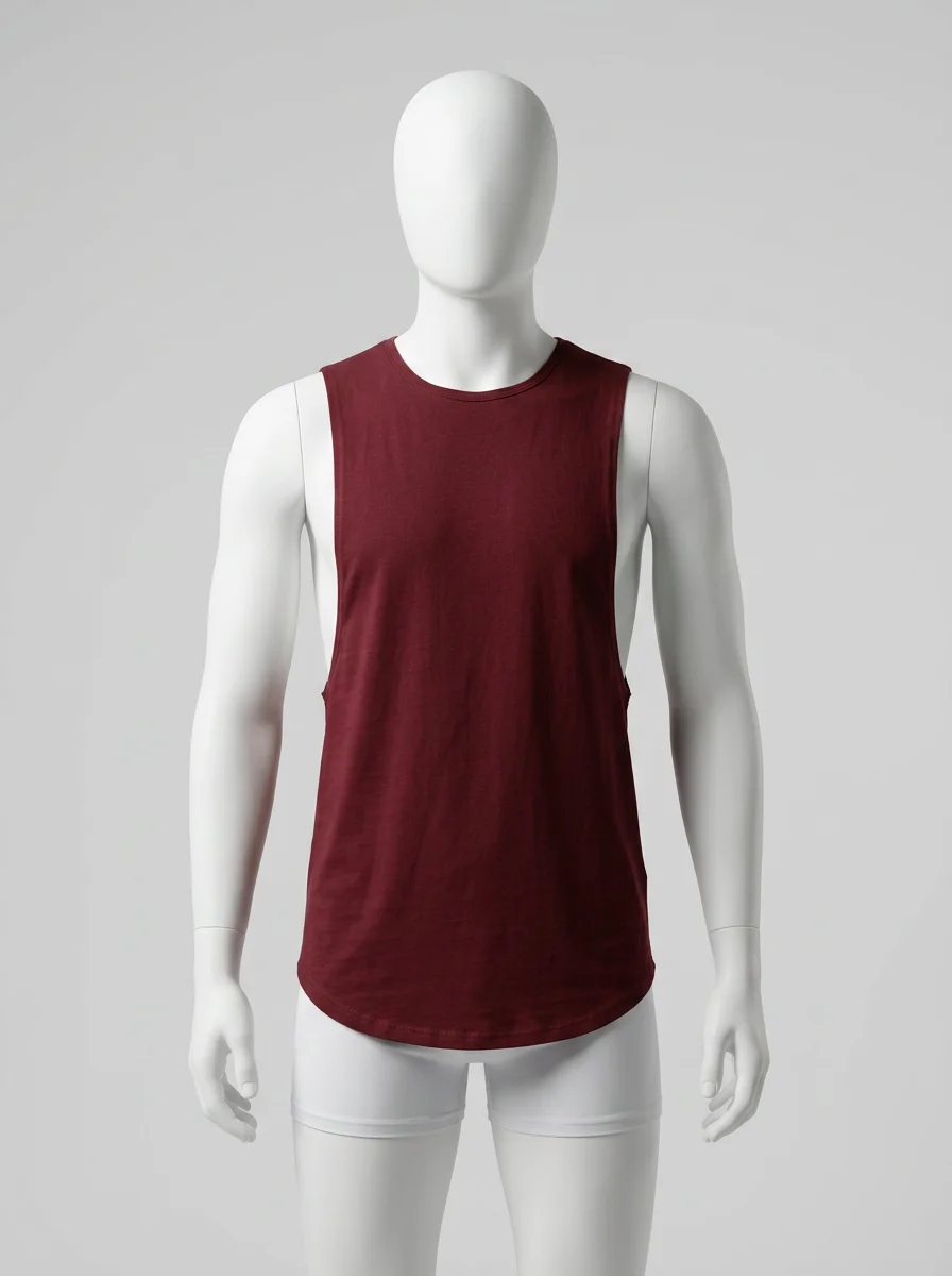 T shirt sans manche coton musculation performance homme - Vue 9 - T shirt sans manche