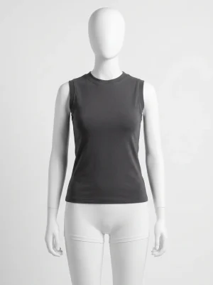 T shirt sans manche coton respirant polyvalent femme - Vue 1 - T shirt sans manche