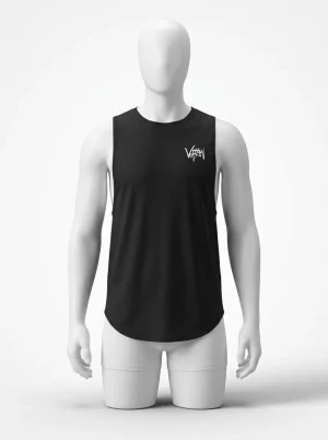 T shirt sans manche élastique musculation sport homme - Vue 1 - T shirt sans manche