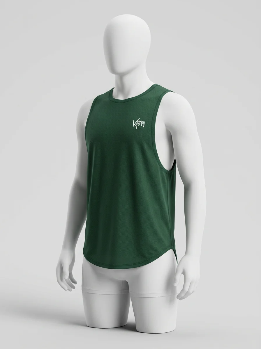 T shirt sans manche élastique musculation sport homme - Vue 2 - T shirt sans manche
