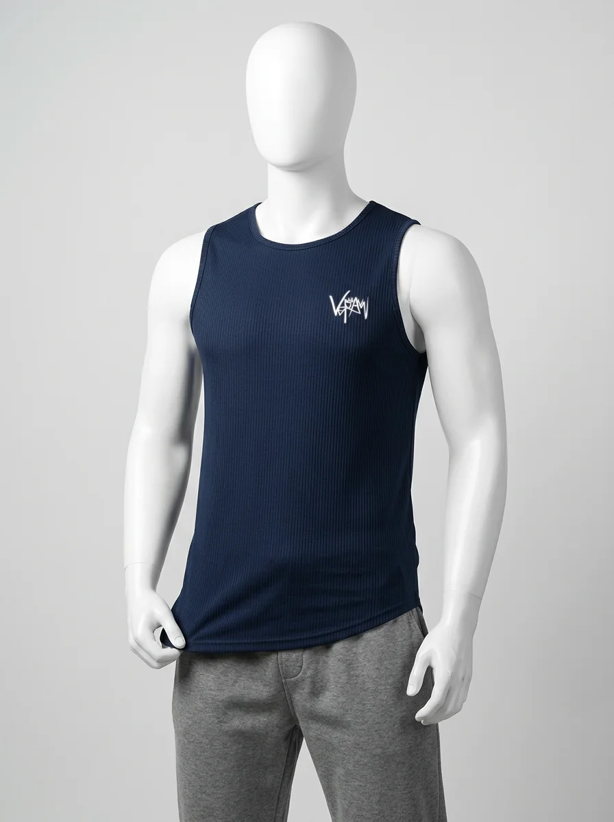 T shirt sans manche élastique musculation sport homme - Vue 7 - T shirt sans manche