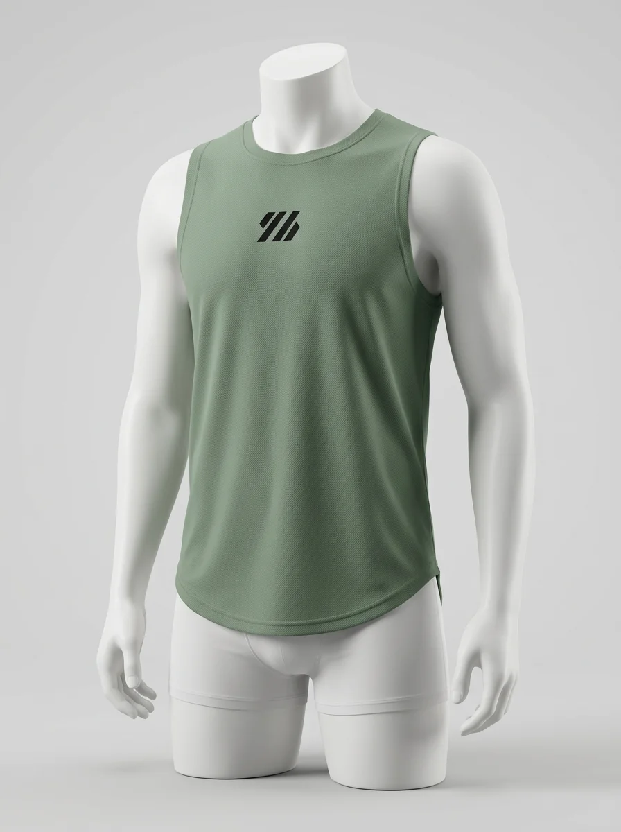 T shirt sans manche entraînement fitness maillé homme - Vue 2 - T shirt sans manche