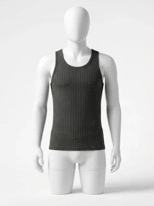 T shirt sans manche grande taille homme sport slim - Vue 1 - T shirt sans manche