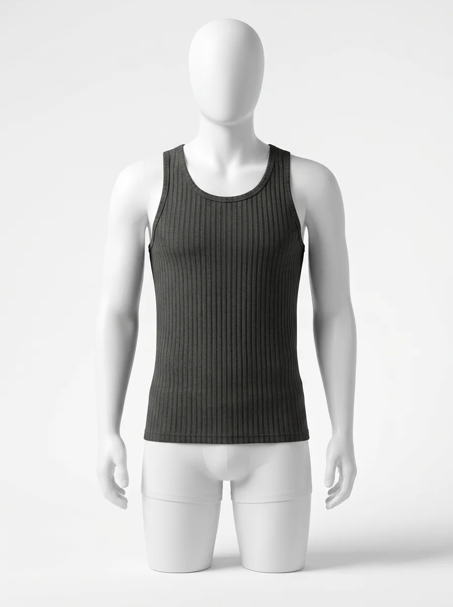 T shirt sans manche grande taille homme sport slim - Vue 1 - T shirt sans manche