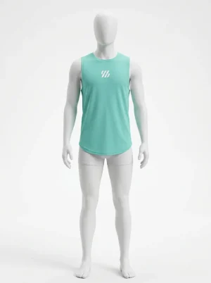 T shirt sans manche maille respirante fitness homme running - Vue 1 - T shirt sans manche