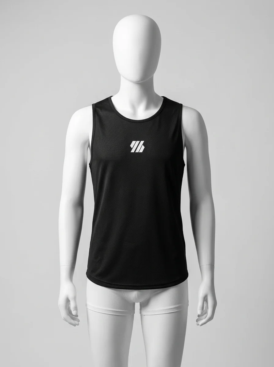 T shirt sans manche maille respirante fitness homme running - Vue 7 - T shirt sans manche