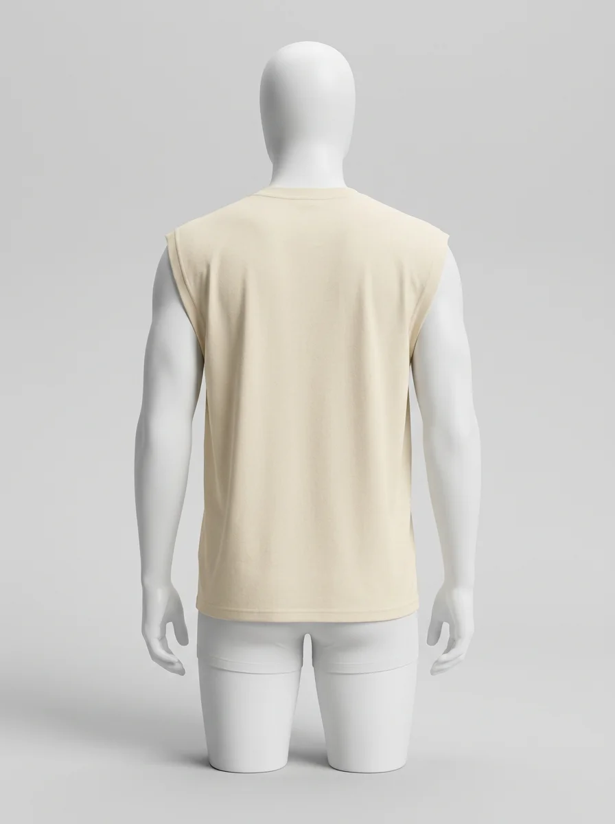 T shirt sans manche musculation homme ample fitness - Vue 12 - T shirt sans manche