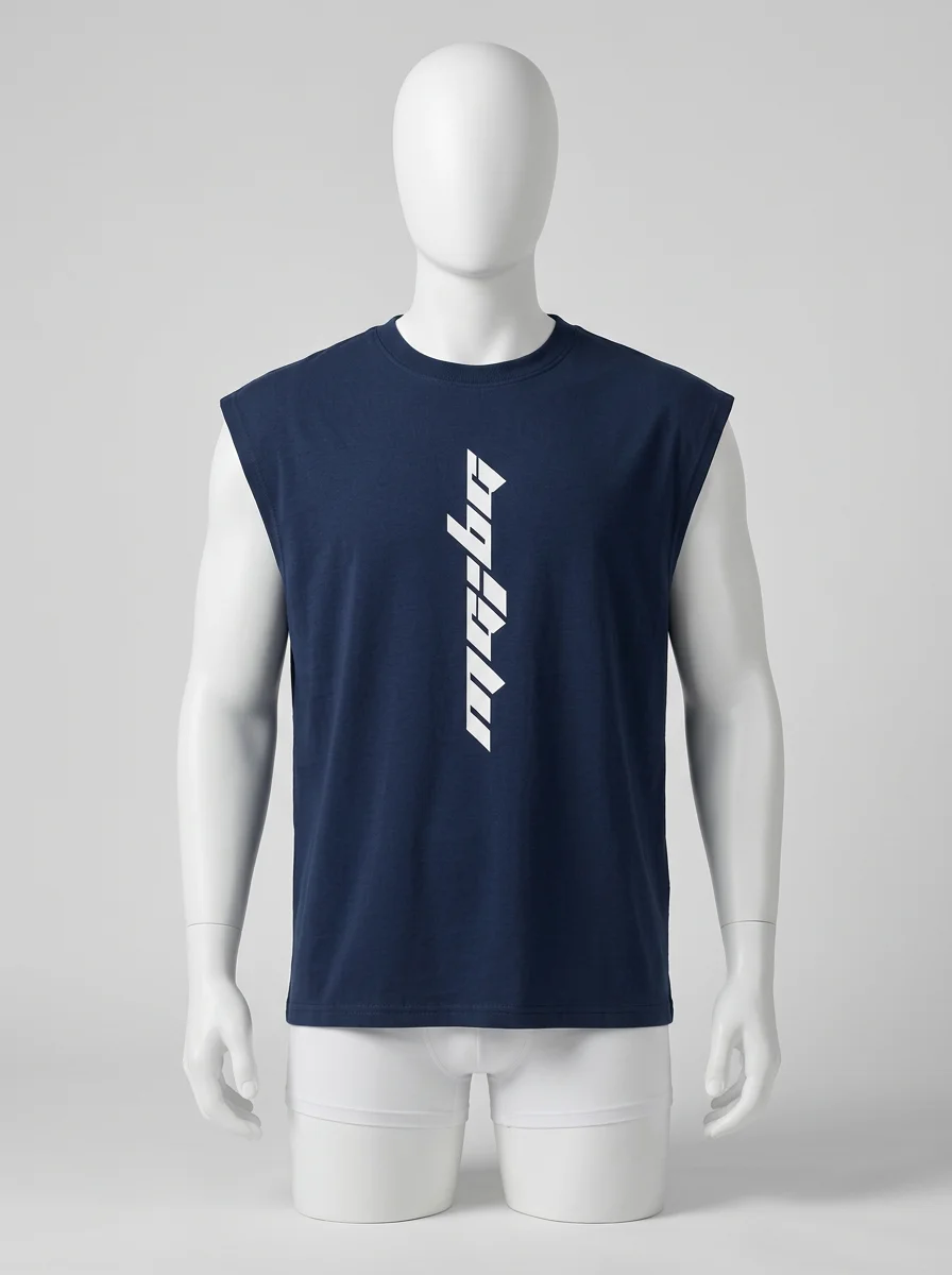 T shirt sans manche musculation homme ample fitness - Vue 4 - T shirt sans manche