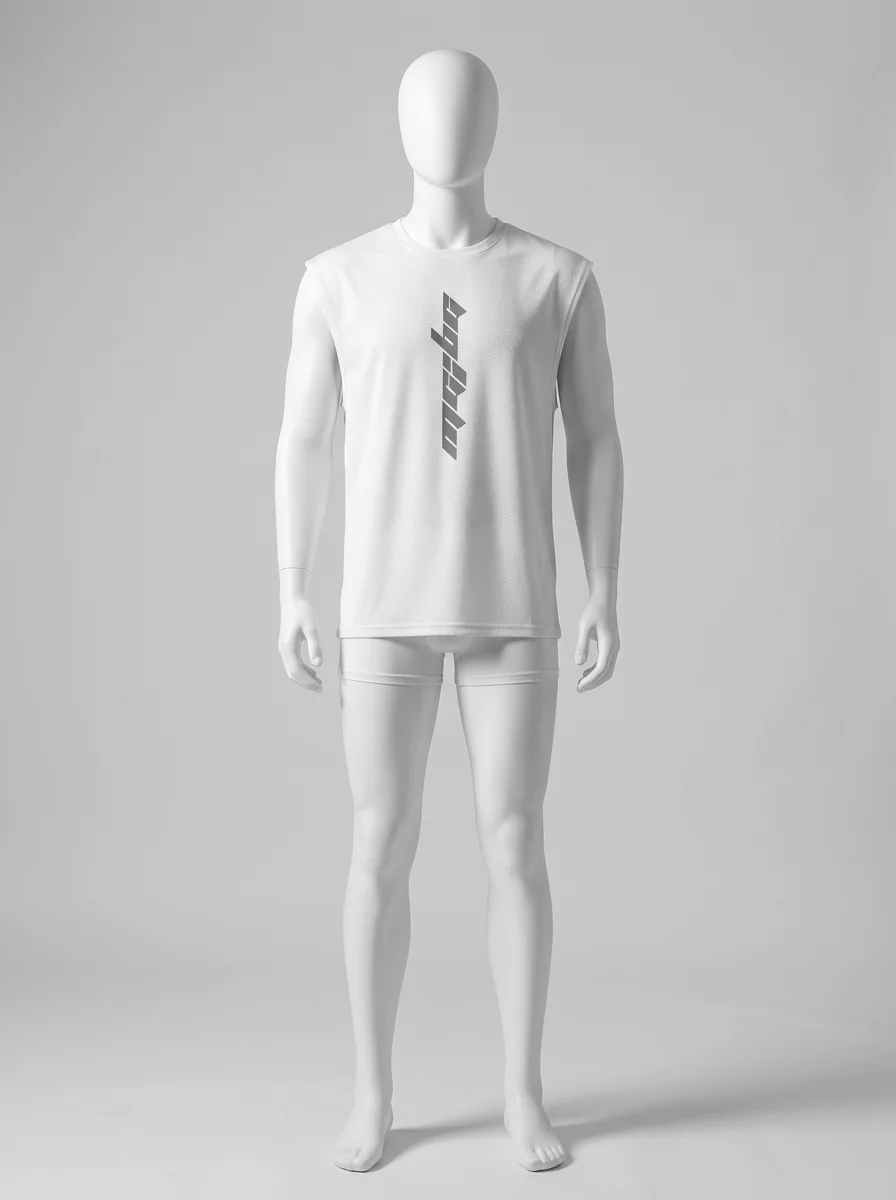 T shirt sans manche musculation homme ample fitness - Vue 9 - T shirt sans manche