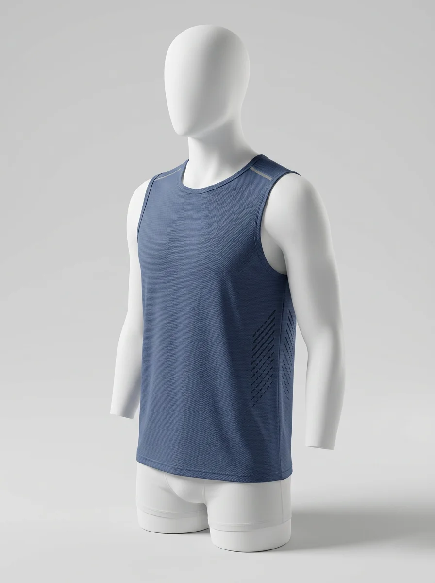 T shirt sans manche respirant sport homme grande taille - Vue 3 - T shirt sans manche