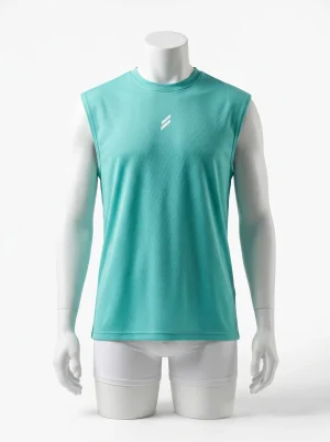 T shirt sans manche sport respirant mesh homme décontracté - Vue 1 - T shirt sans manche