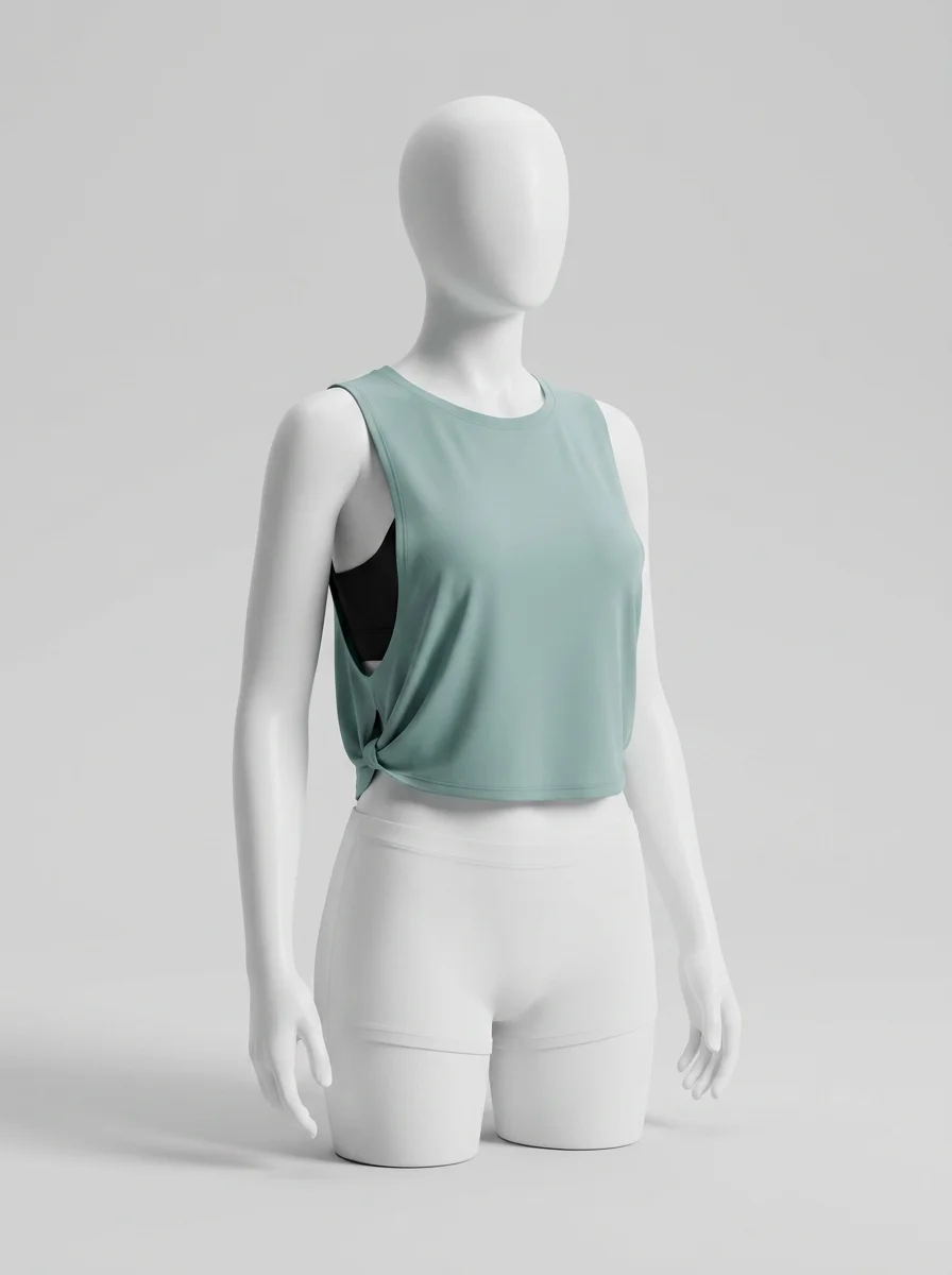T shirt sans manche vêtement technique femme multisport - Vue 4 - T shirt sans manche