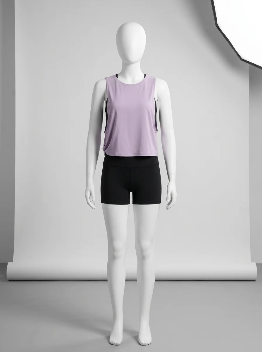 T shirt sans manche vêtement technique femme multisport - Vue 5 - T shirt sans manche