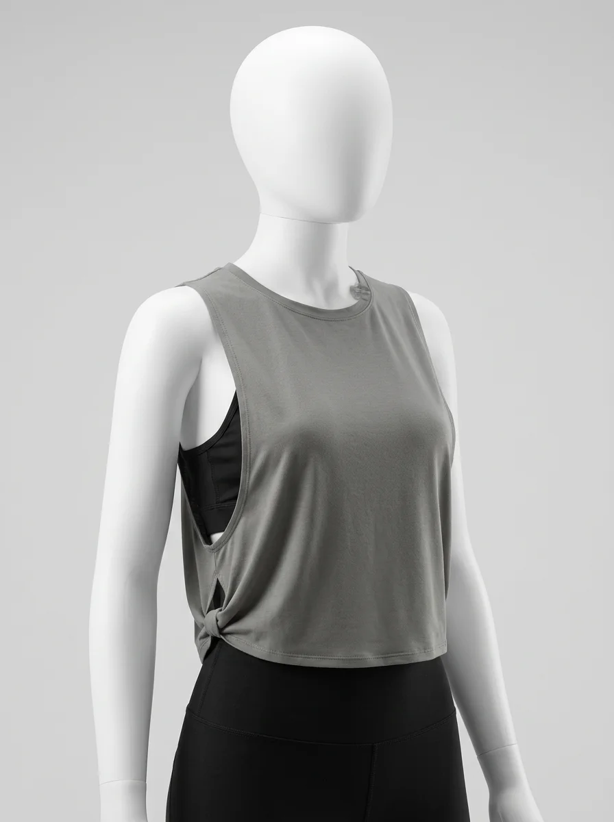 T shirt sans manche vêtement technique femme multisport - Vue 6 - T shirt sans manche