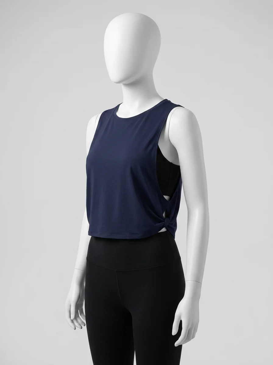 T shirt sans manche vêtement technique femme multisport - Vue 9 - T shirt sans manche